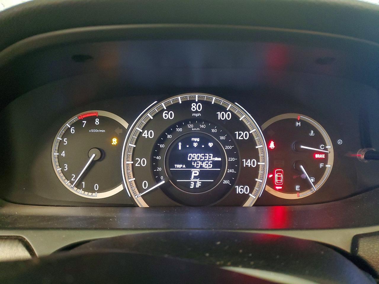 2014 HONDA ACCORD EX photo 9