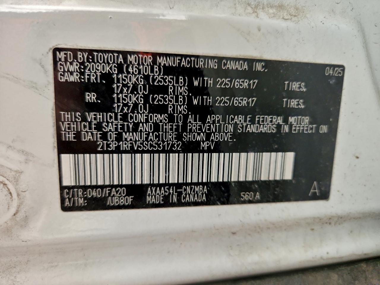2025 TOYOTA RAV4 XLE photo 14