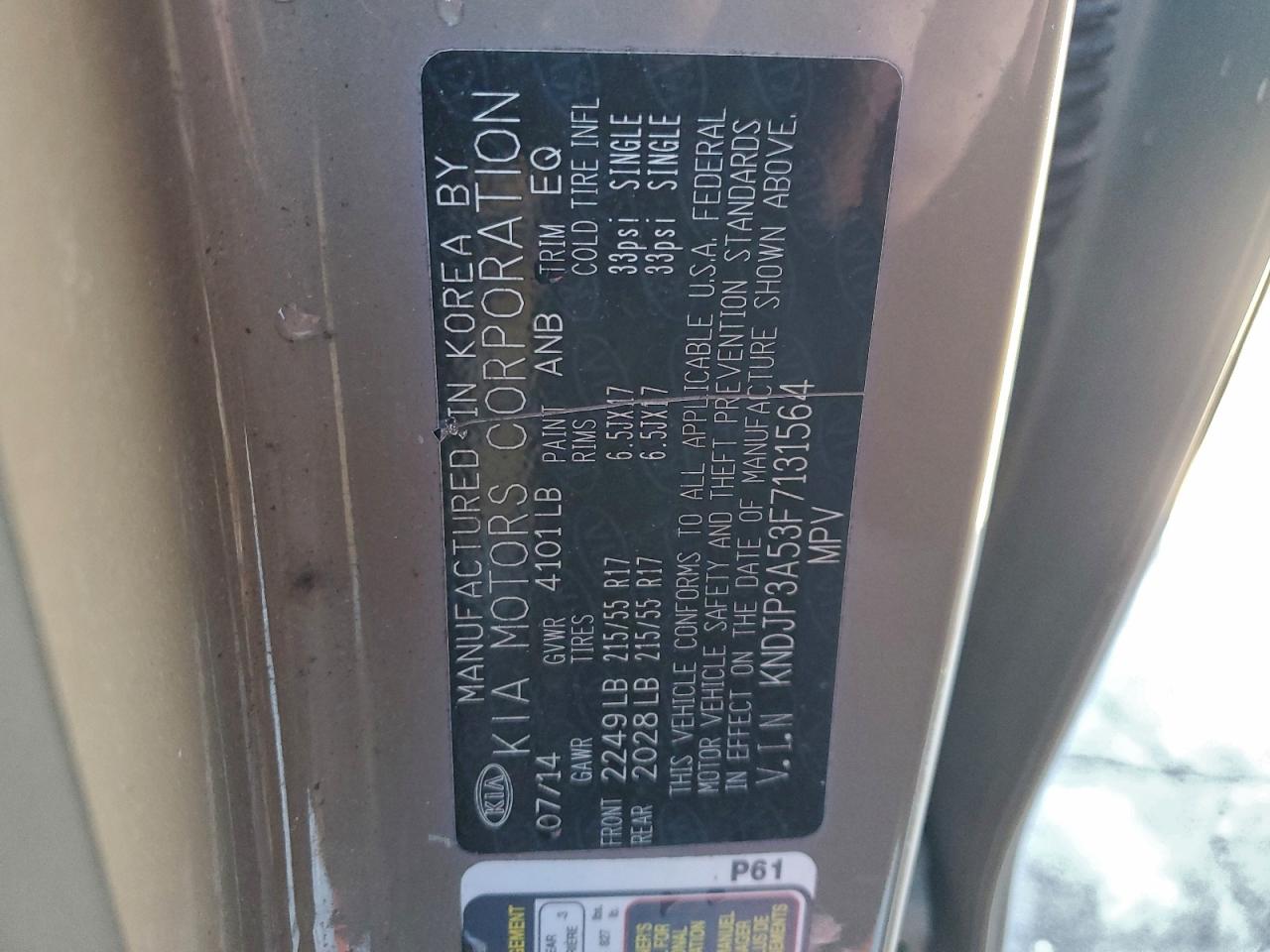 2015 KIA SOUL + photo 14