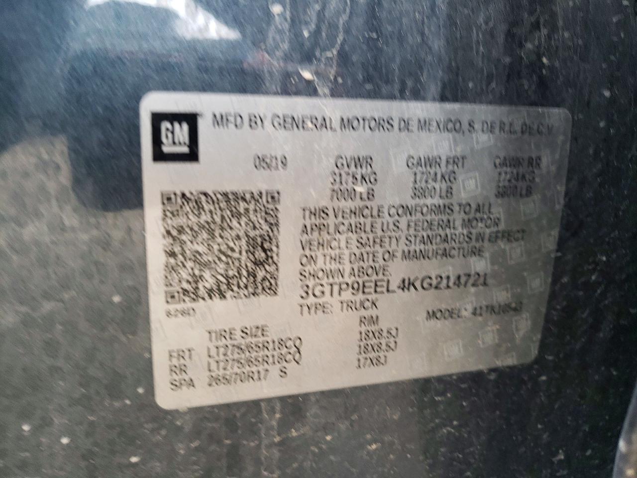 2019 GMC SIERRA K1500 AT4 photo 23