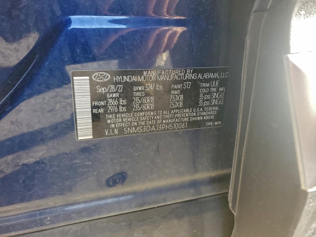 2023 HYUNDAI SANTA FE SEL photo 25