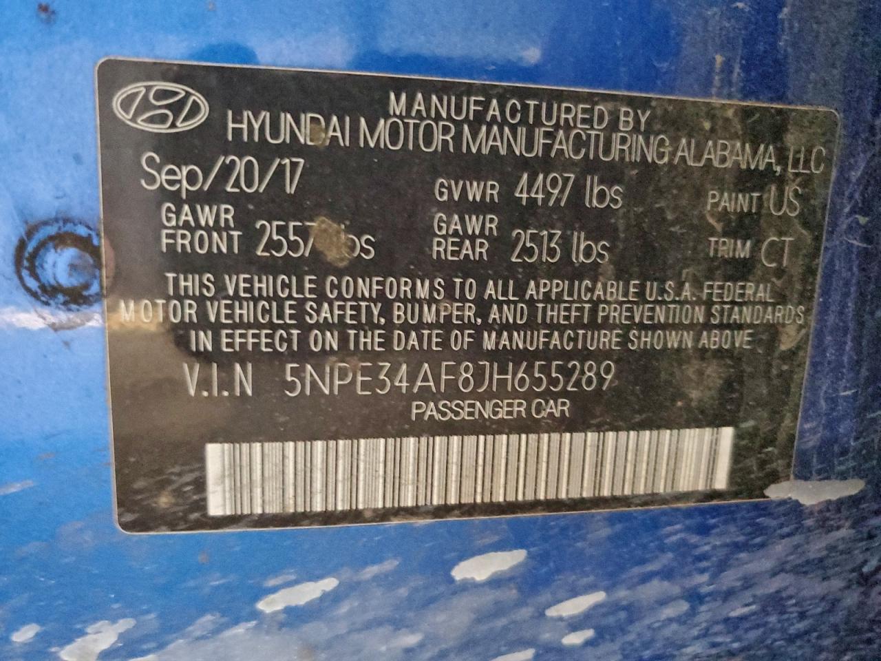 2018 HYUNDAI SONATA SPORT photo 12