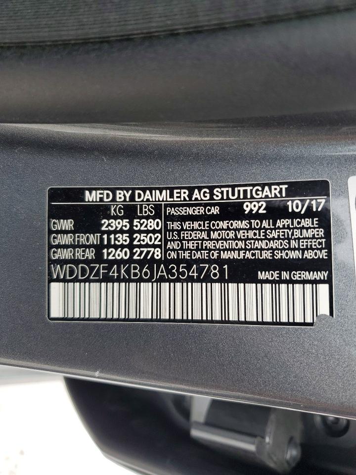 2018 MERCEDES-BENZ E 300 4MATIC photo 12