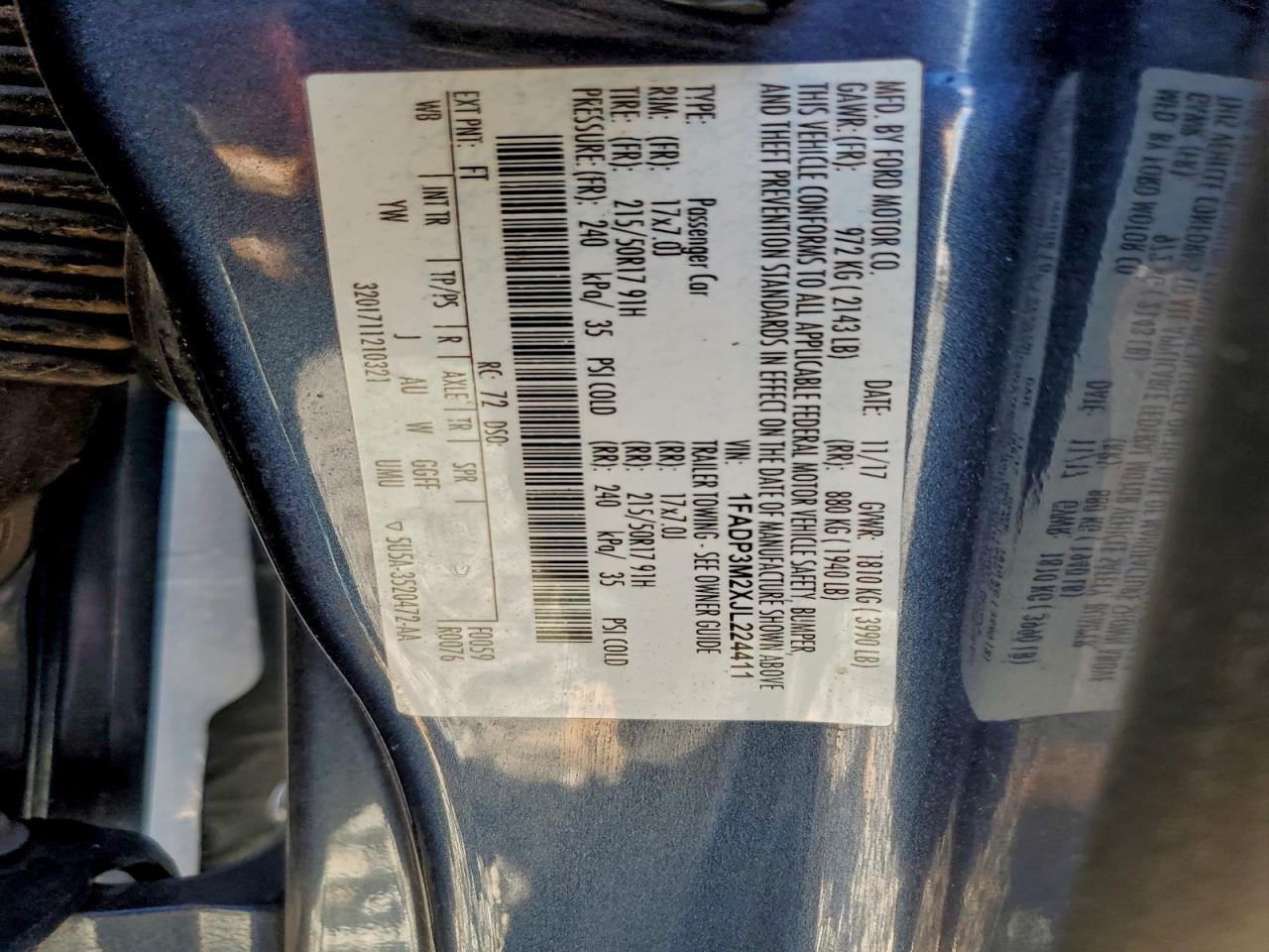 2018 FORD FOCUS SEL photo 23
