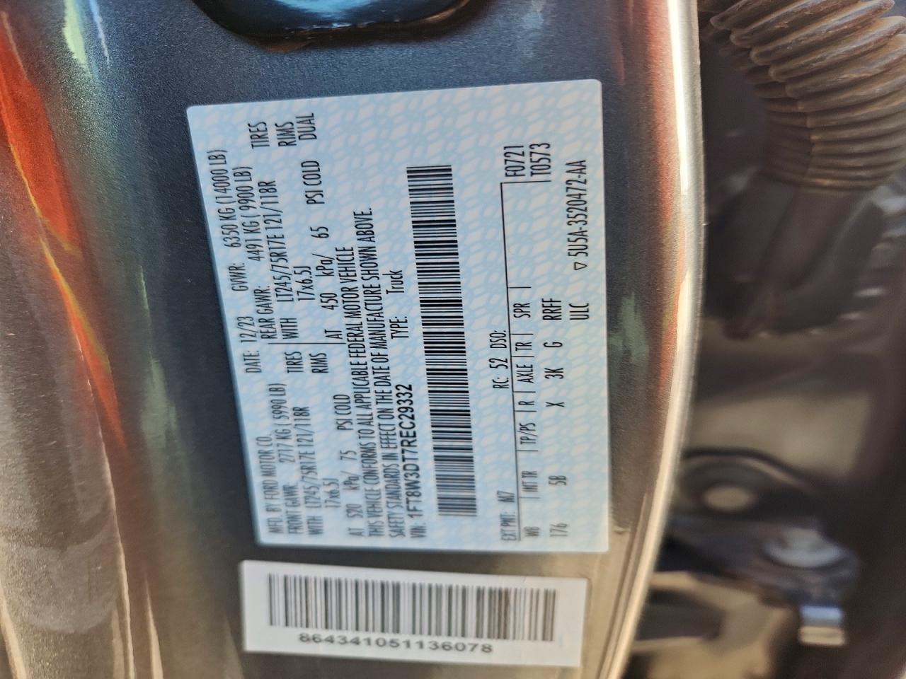 2024 FORD F350 SUPER DUTY photo 12