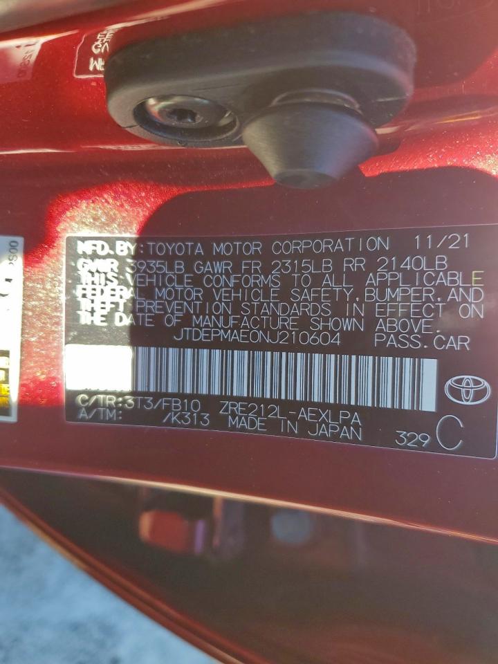 2022 TOYOTA COROLLA LE photo 13