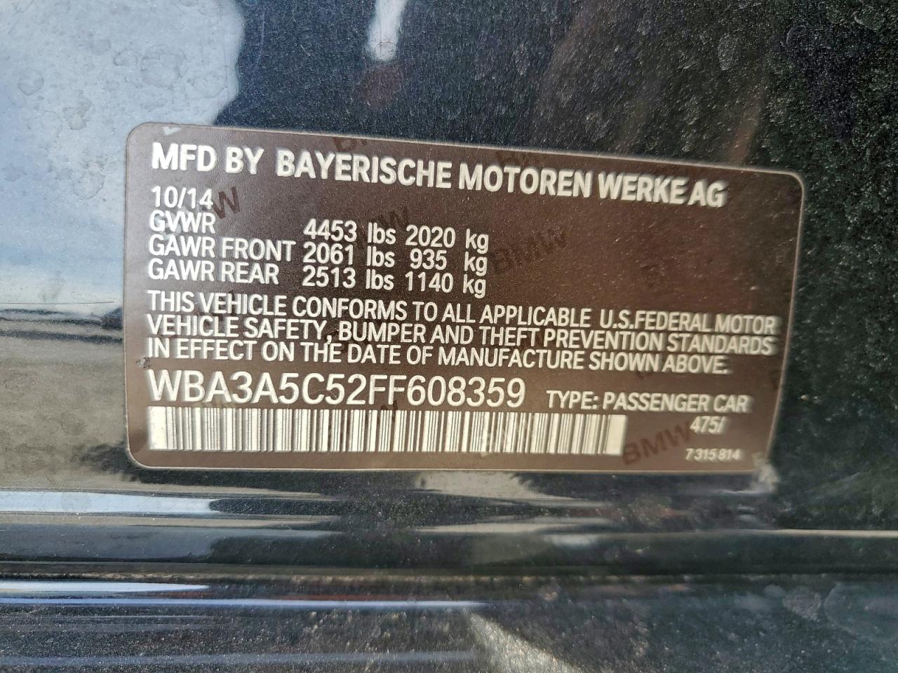 2015 BMW 328 I photo 12