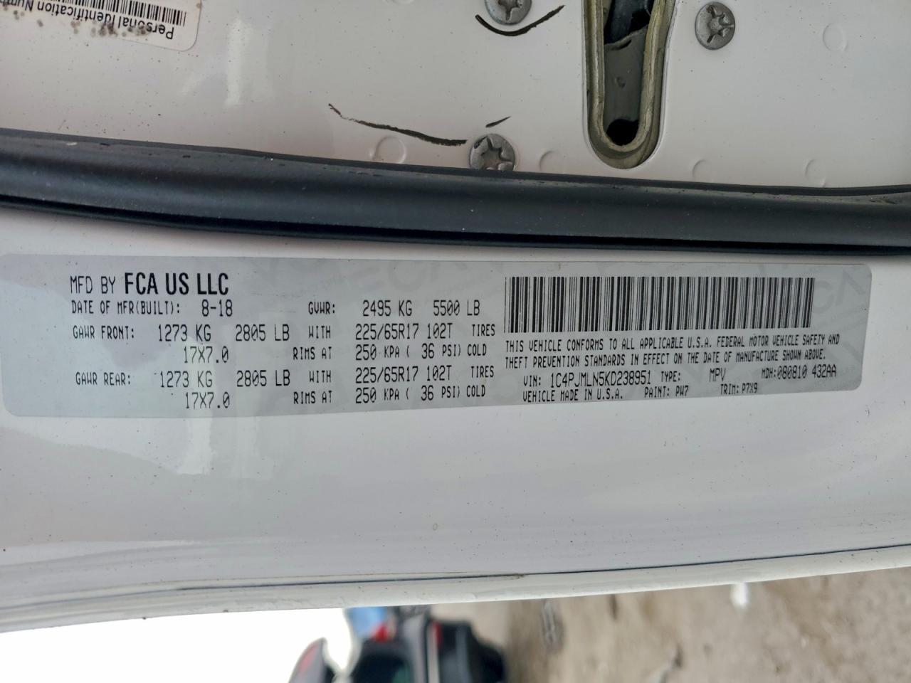 2019 JEEP CHEROKEE LATITUDE PLUS photo 12