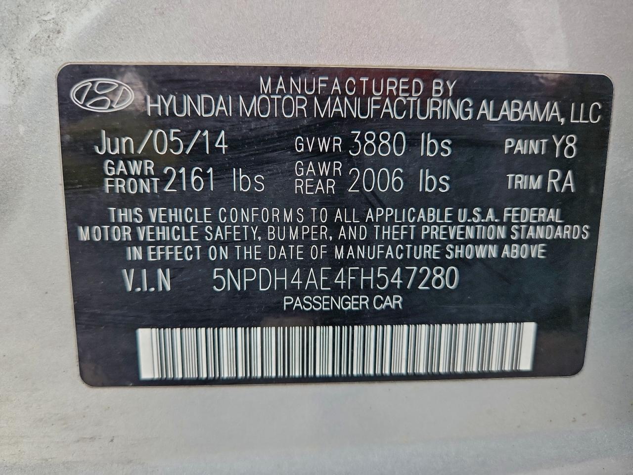 2015 HYUNDAI ELANTRA SE photo 23