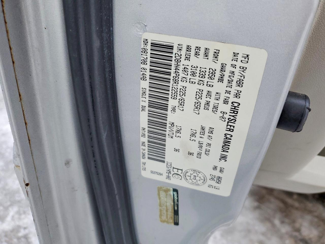 2008 DODGE GRAND CARAVAN SXT photo 13