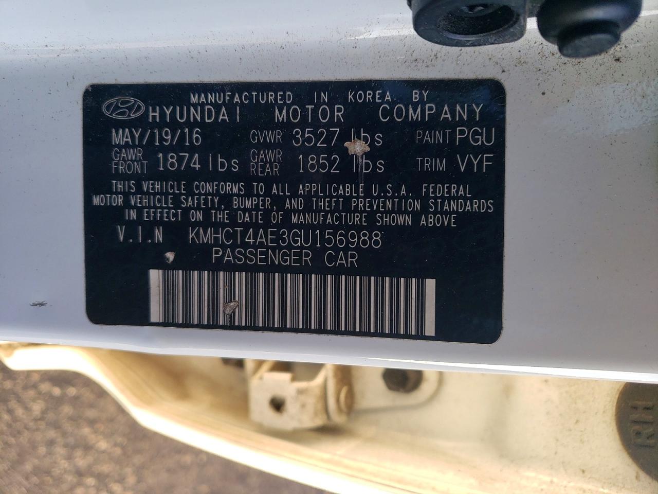 2016 HYUNDAI ACCENT SE photo 12