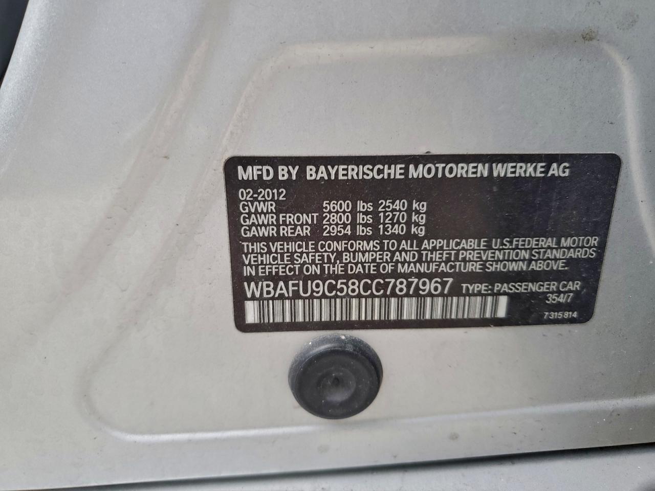 2012 BMW 550 XI photo 23