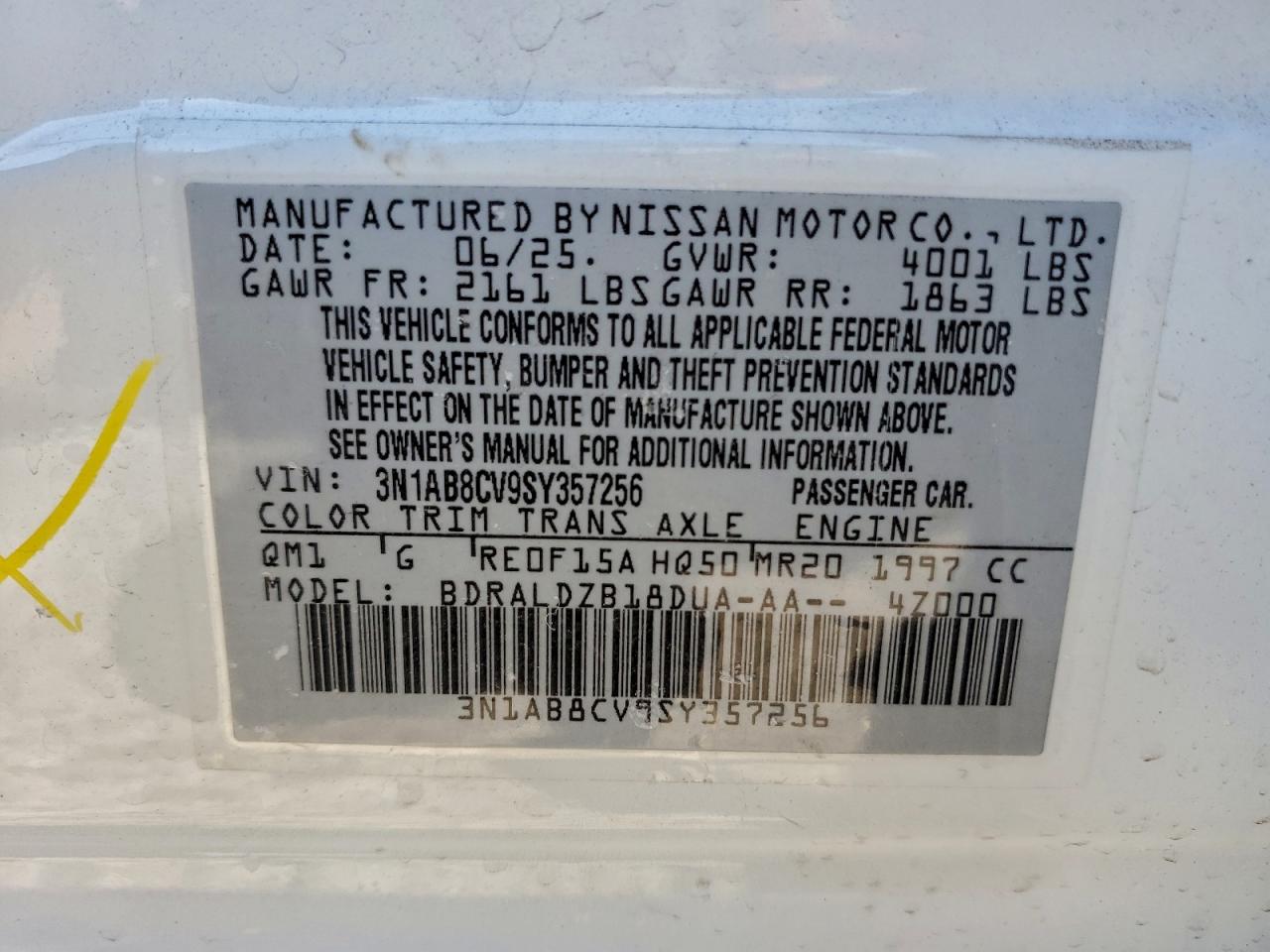 2025 NISSAN SENTRA SV photo 12