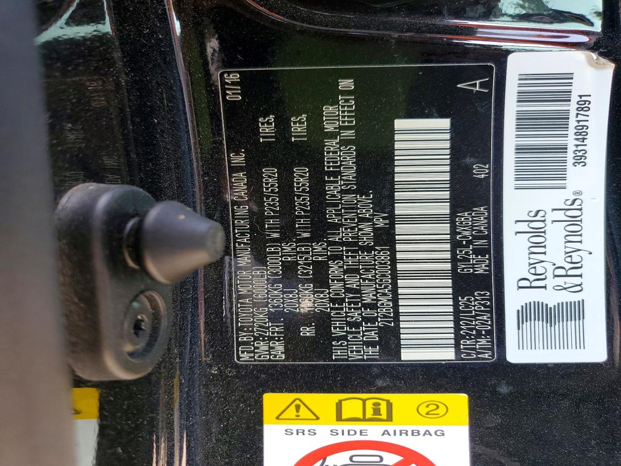 2016 LEXUS RX 450H BASE photo 13
