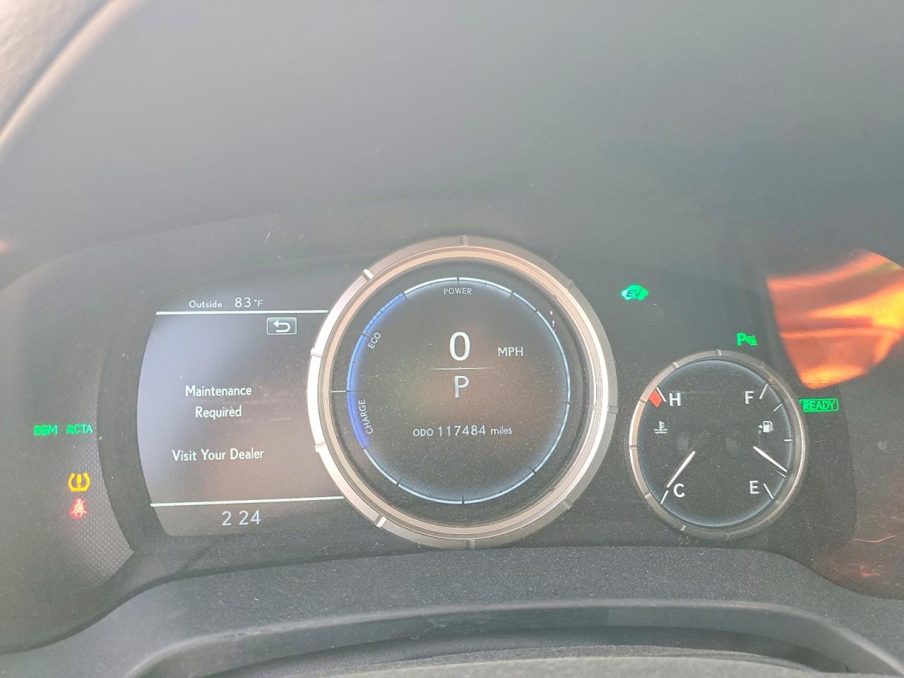 2016 LEXUS RX 450H BASE photo 9