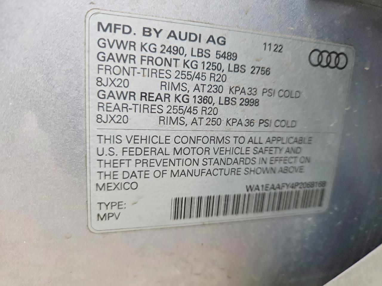 2023 AUDI Q5 PREMIUM PLUS 45 photo 13