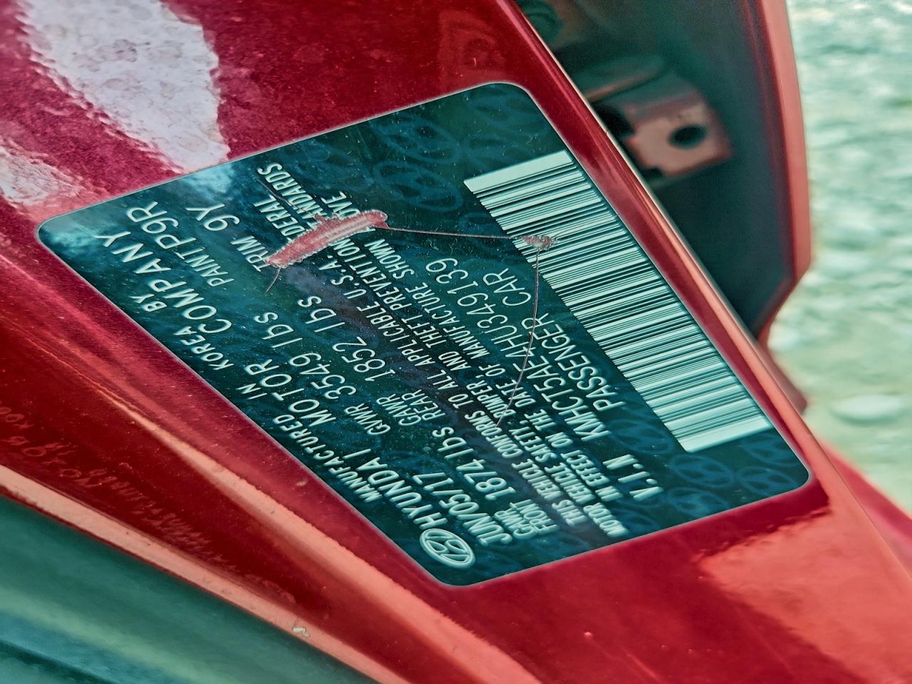2017 HYUNDAI ACCENT SE photo 12