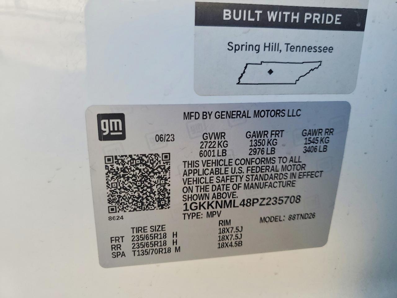 2023 GMC ACADIA SLT photo 14