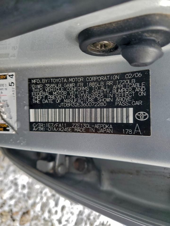 2006 TOYOTA COROLLA CE photo 12