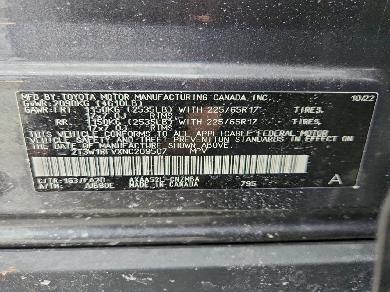 2022 TOYOTA RAV4 XLE photo 13