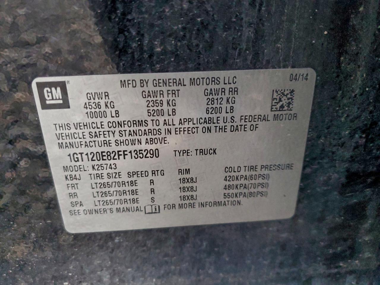 2015 GMC SIERRA K2500 DENALI photo 12