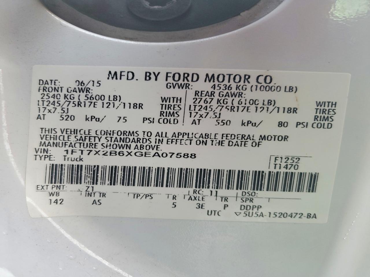 2016 FORD F250 SUPER DUTY photo 23