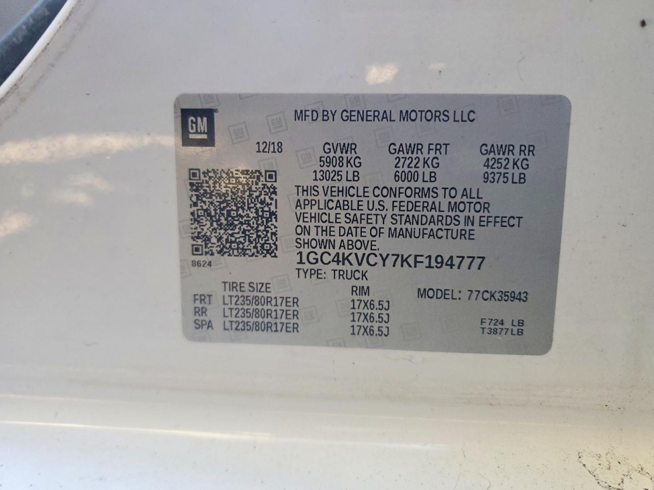 2019 CHEVROLET SILVERADO K3500 photo 13