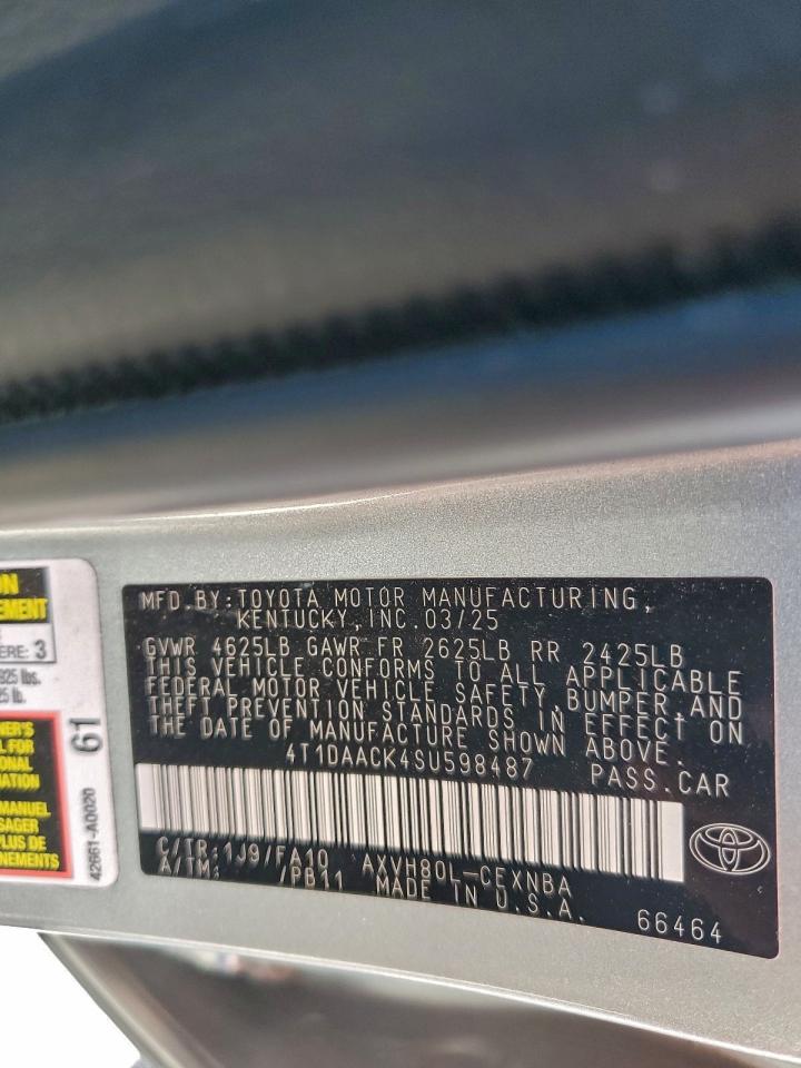 2025 TOYOTA CAMRY XSE photo 13
