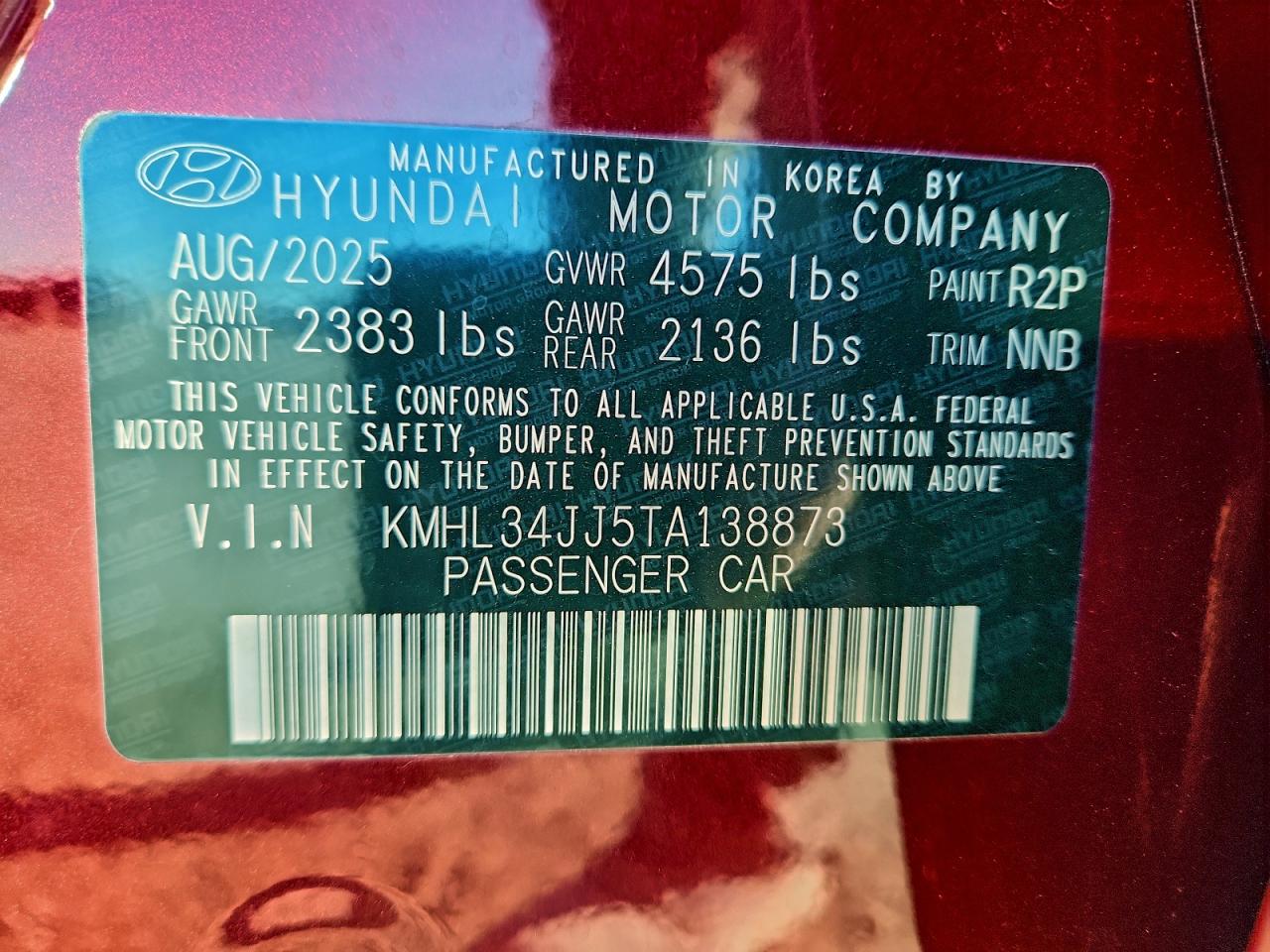 2026 HYUNDAI SONATA HYBRID photo 13