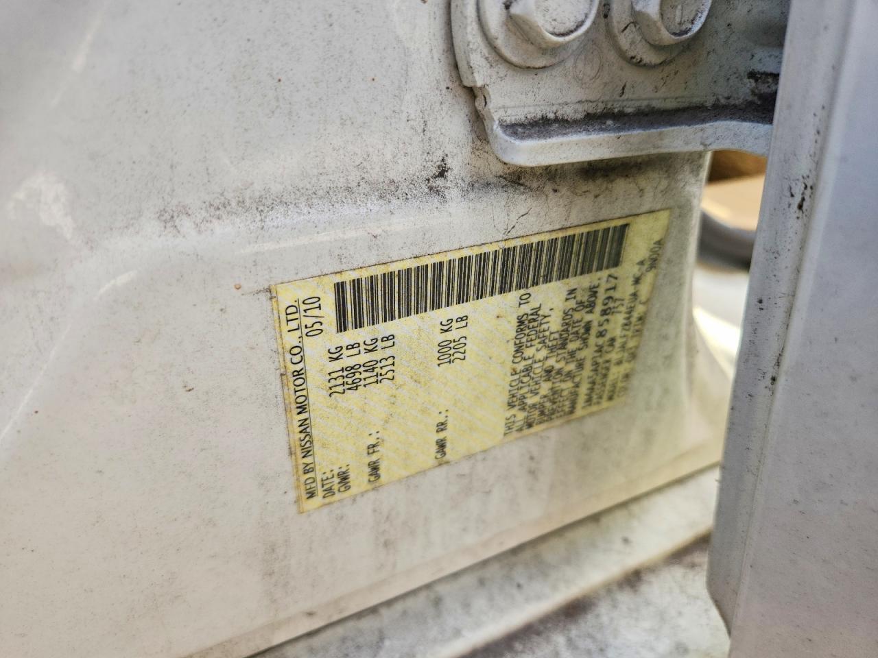 2010 NISSAN MAXIMA S photo 13