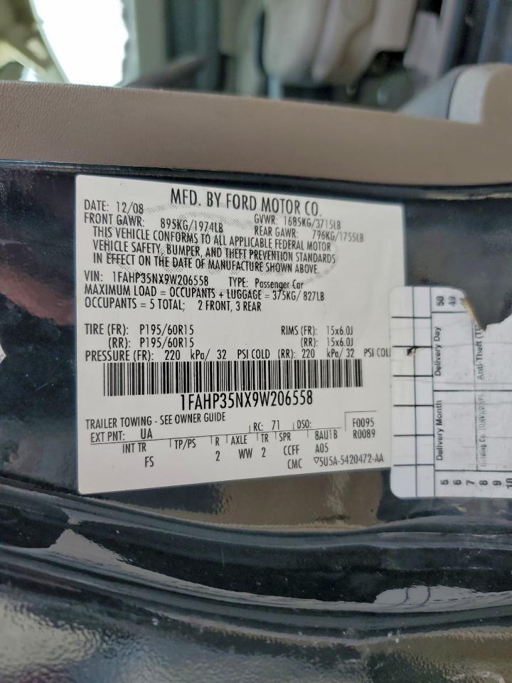 2009 FORD FOCUS SE photo 12