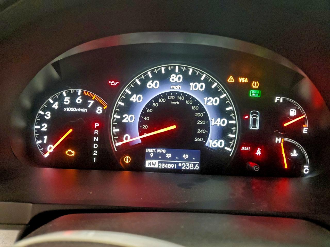 2010 HONDA ODYSSEY TOURING photo 9