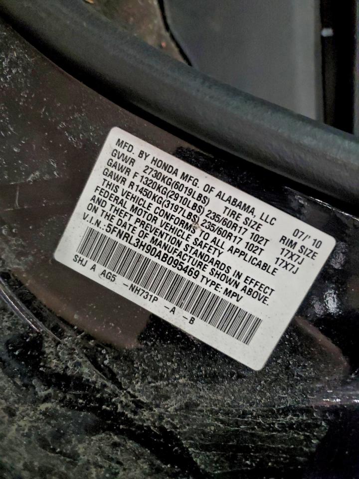 2010 HONDA ODYSSEY TOURING photo 13