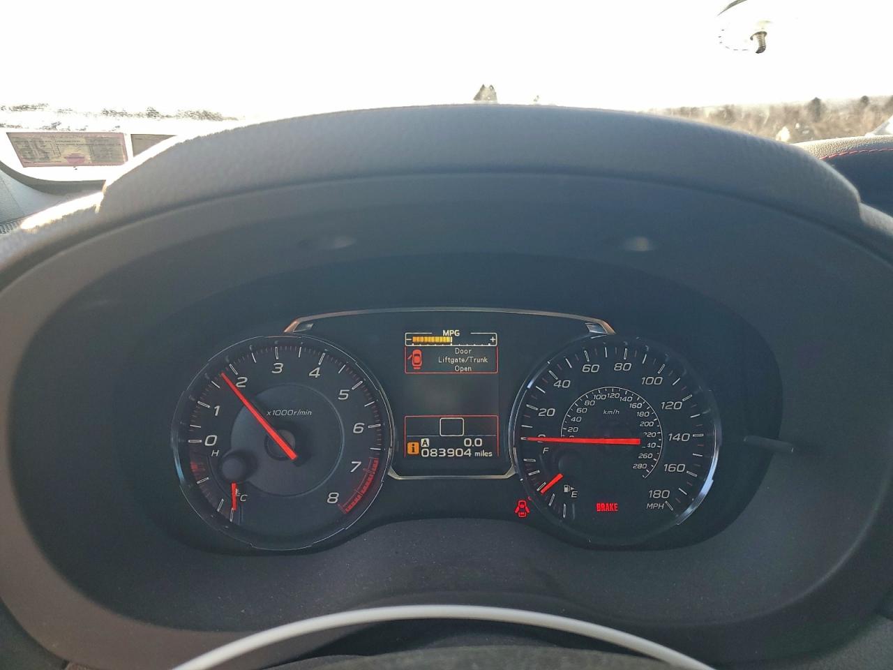 2018 SUBARU WRX PREMIUM photo 17