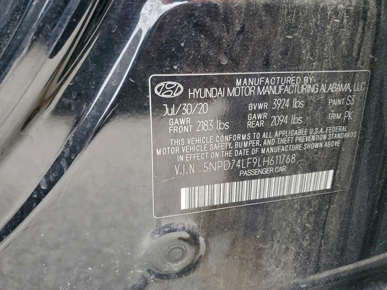 2020 HYUNDAI ELANTRA SE photo 12