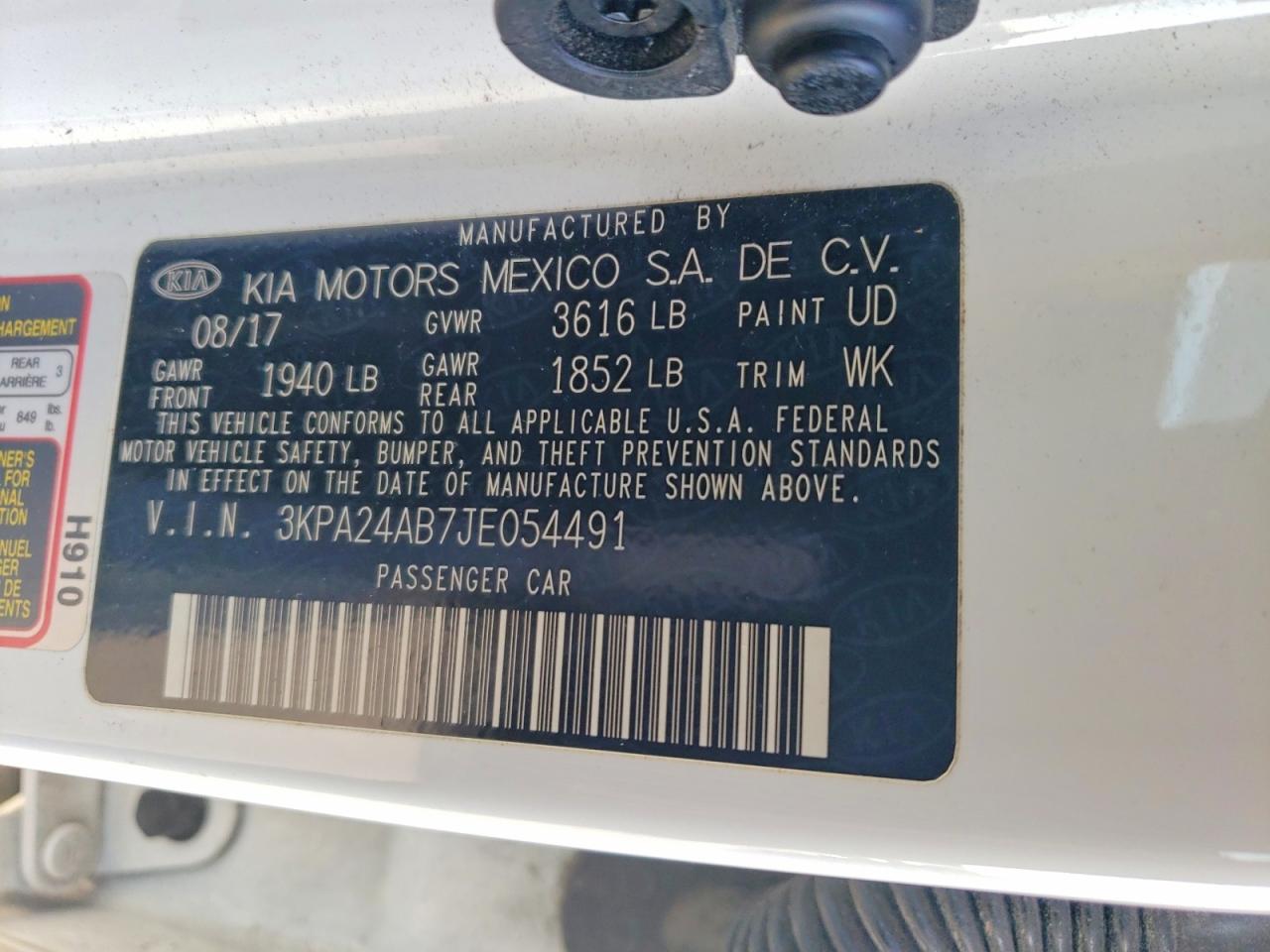 2018 KIA RIO LX photo 23