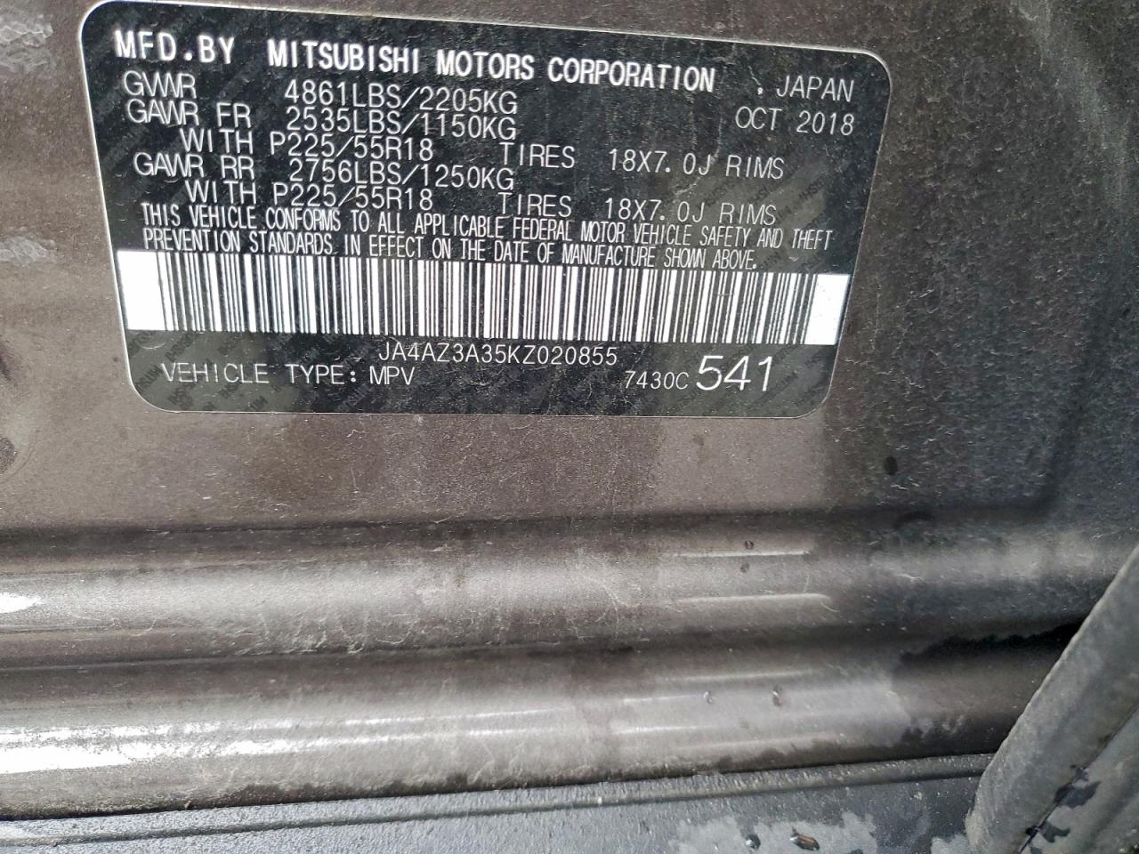 2019 MITSUBISHI OUTLANDER SE photo 25