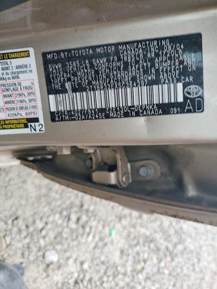 2005 TOYOTA COROLLA CE photo 12