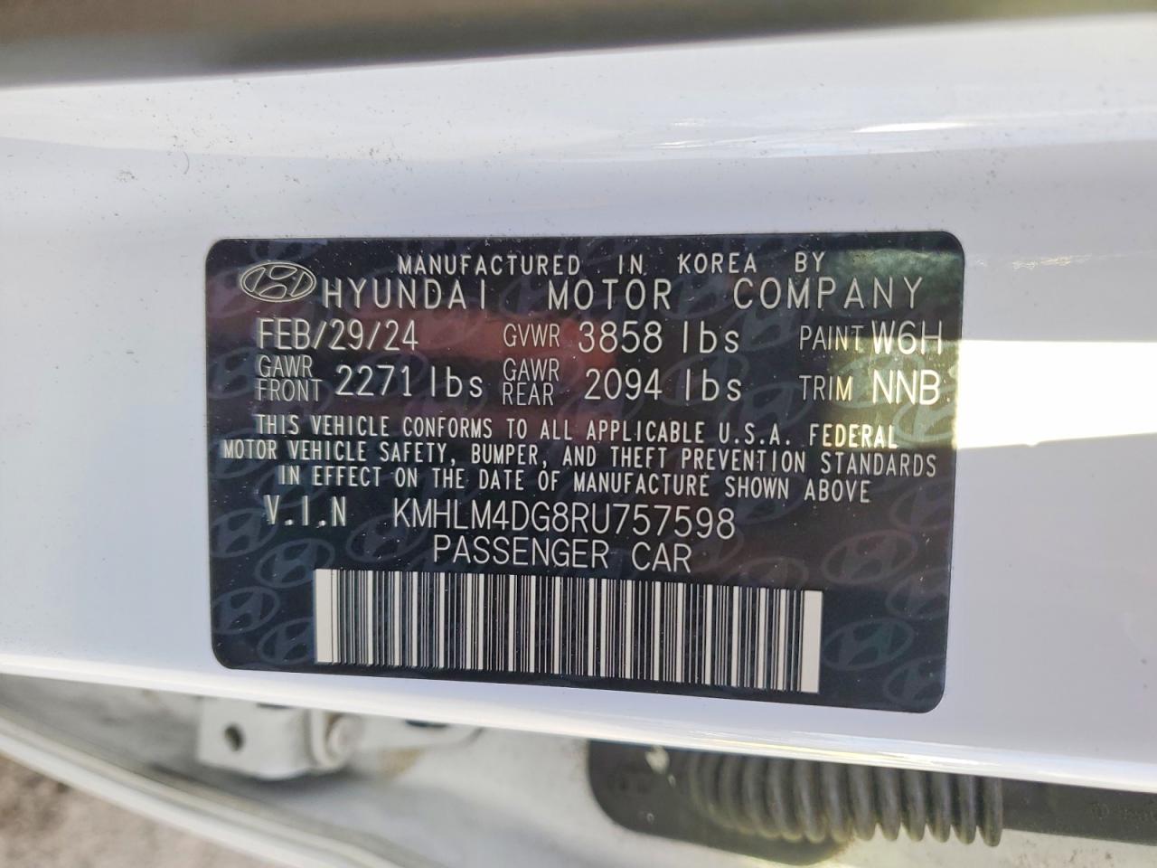 2024 HYUNDAI ELANTRA SEL photo 12