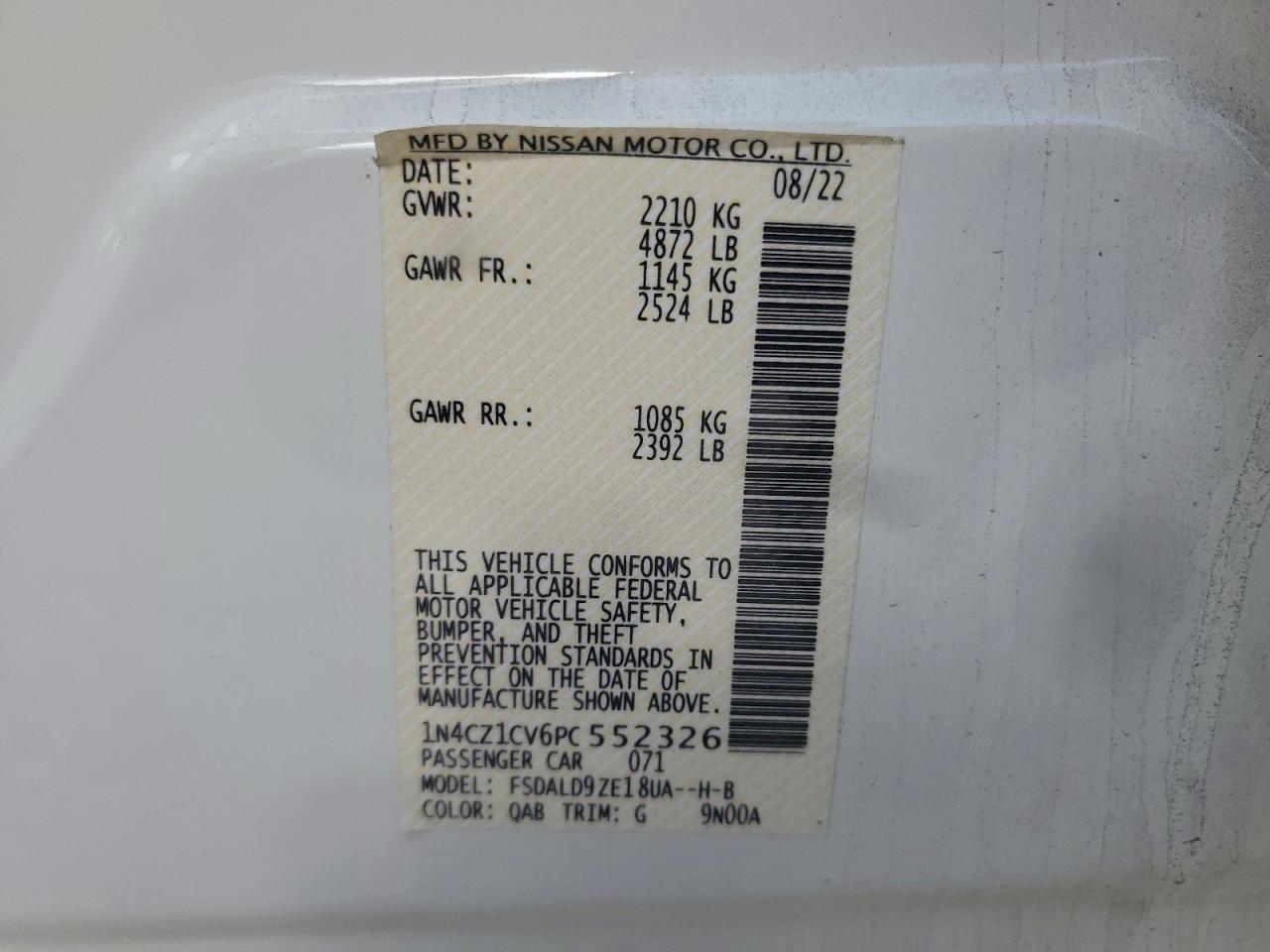 2023 NISSAN LEAF SV PLUS photo 13