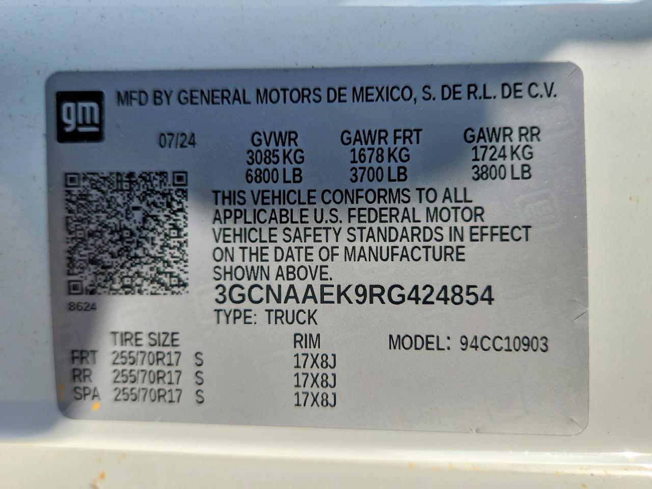 2024 CHEVROLET SILVERADO C1500 photo 12