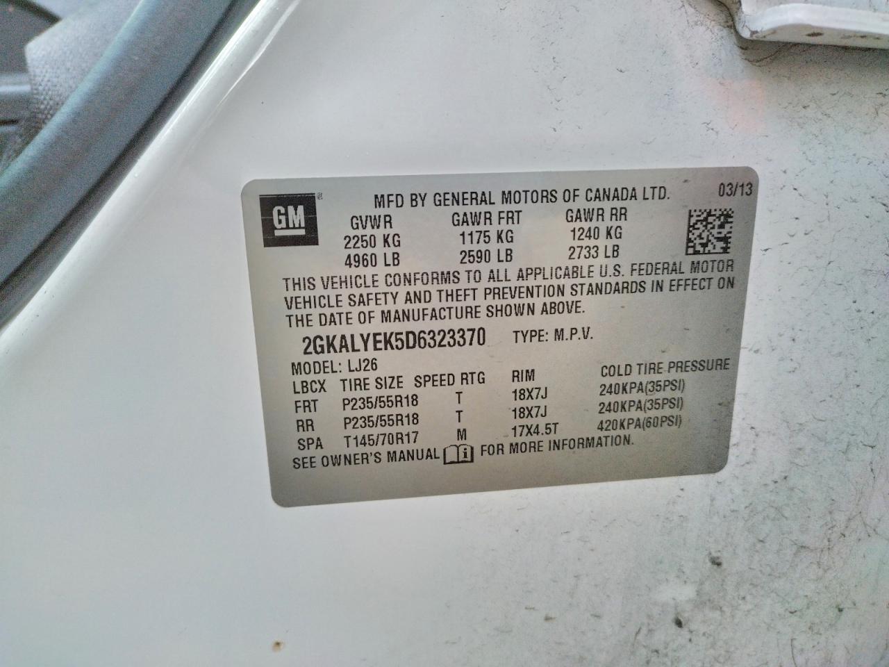 2013 GMC TERRAIN DENALI photo 13