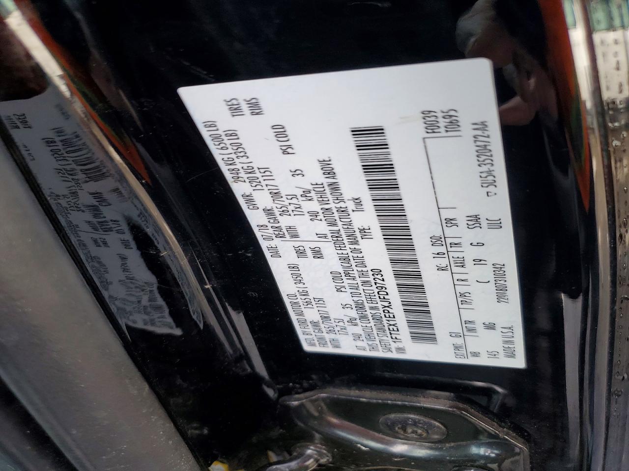 2018 FORD F150 SUPER CAB photo 23