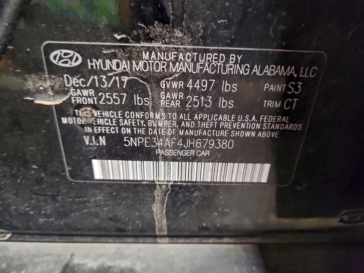 2018 HYUNDAI SONATA SPORT photo 13