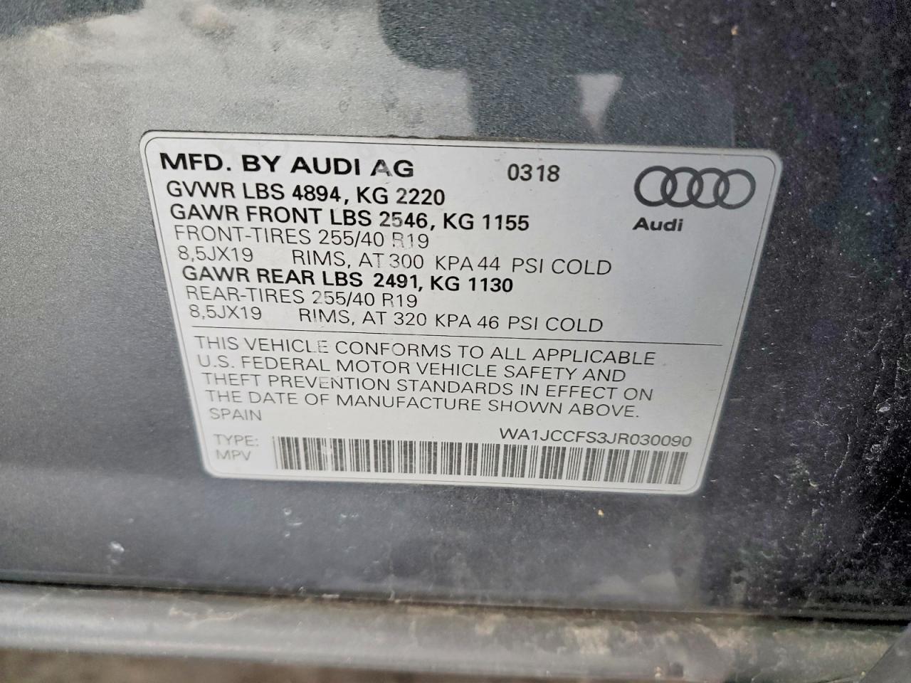 2018 AUDI Q3 PREMIUM PLUS photo 13