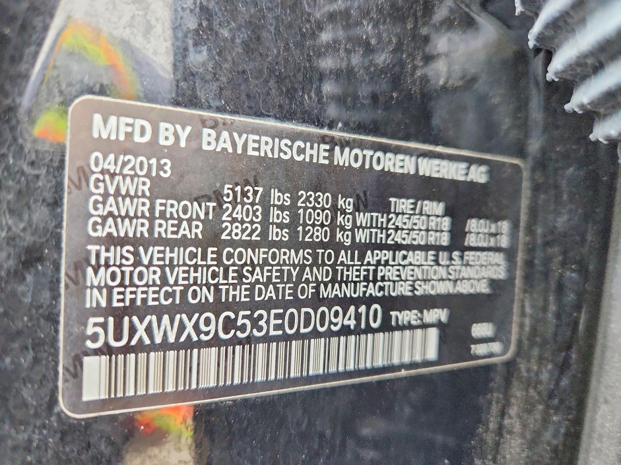 2014 BMW X3 XDRIVE28I photo 13