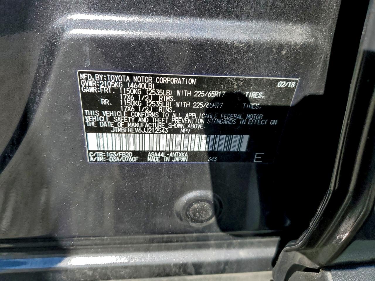 2018 TOYOTA RAV4 LE photo 13