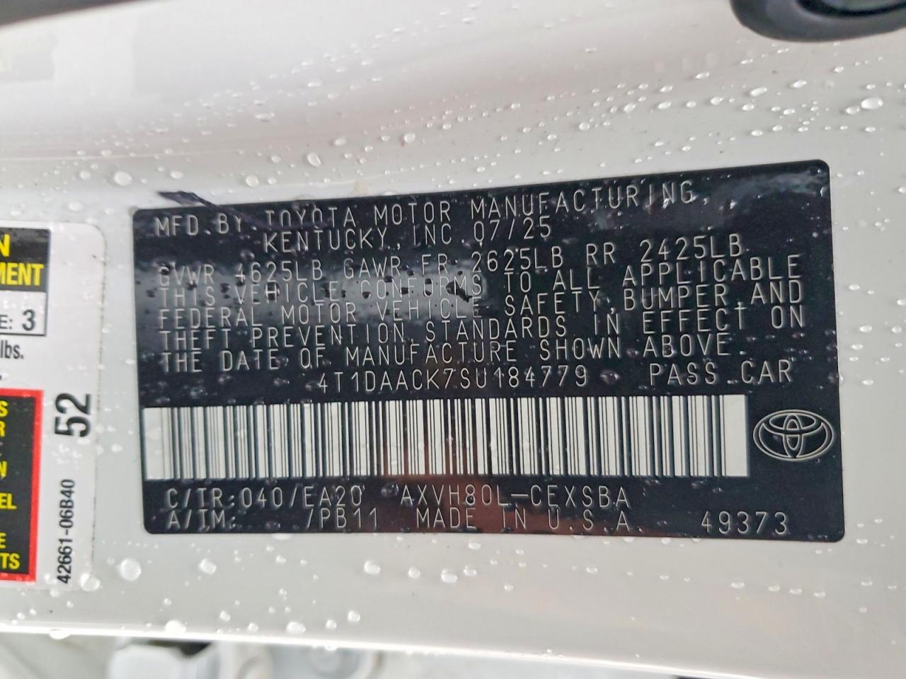 2025 TOYOTA CAMRY XSE photo 12