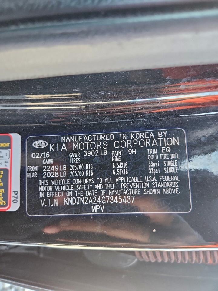 2016 KIA SOUL photo 12