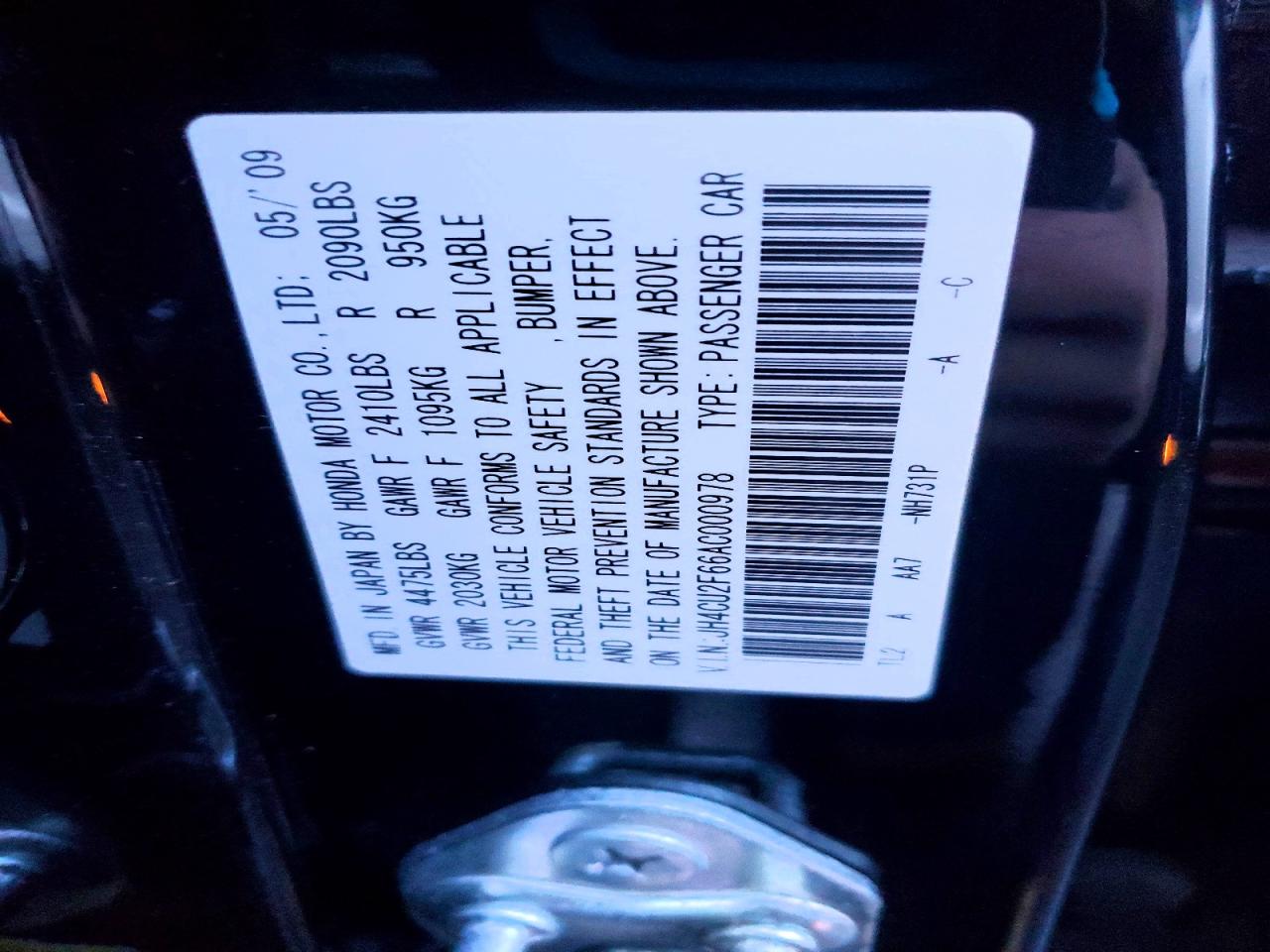 2010 ACURA TSX photo 12